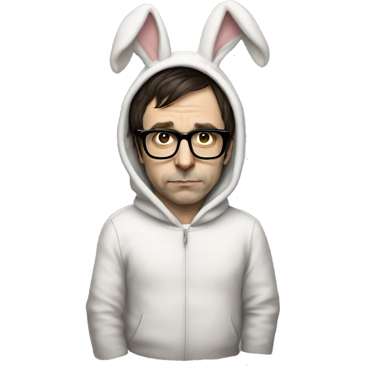 Rivers Cuomo in a bunny suit emoji