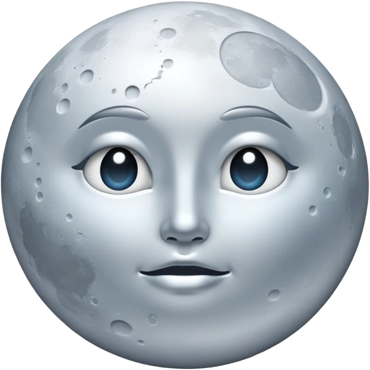 silver moon emoji