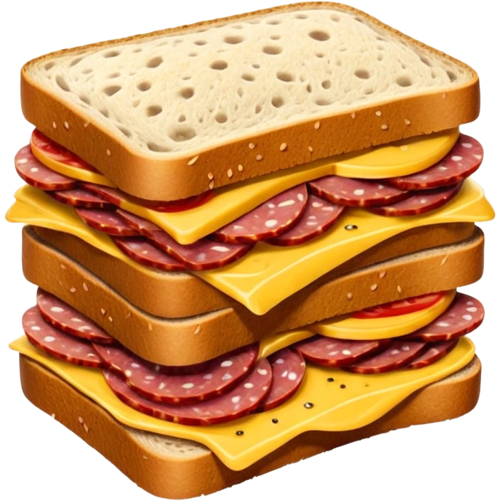 Salami sandwich emoji