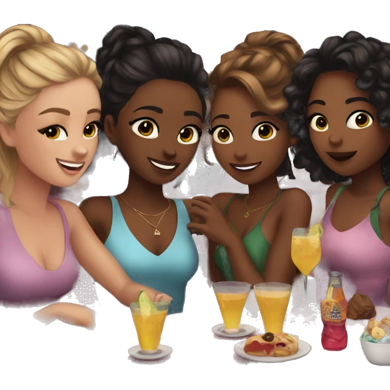 Cute night out with the girls emoji  emoji