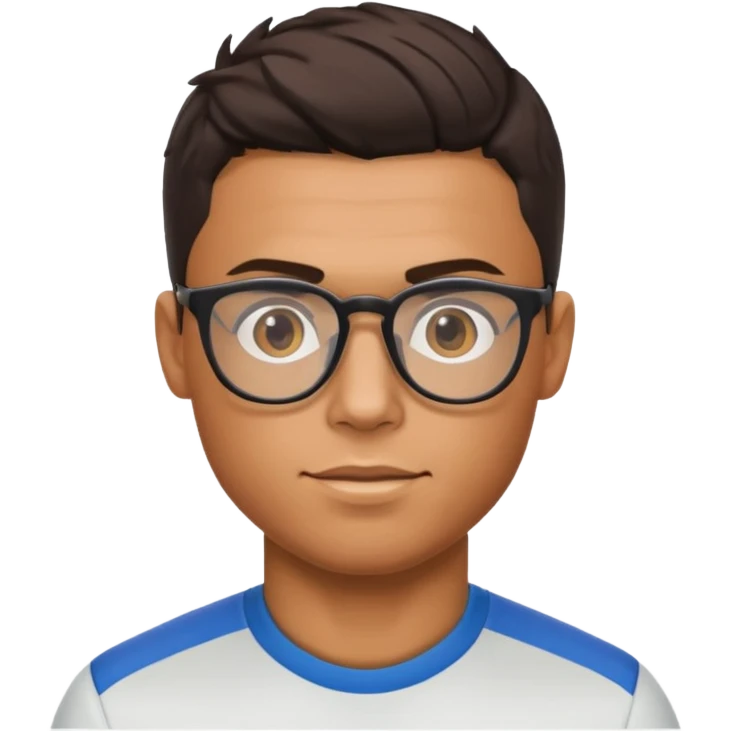 ronaldo with glasses emoji
