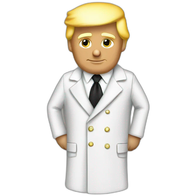 Trump en robe emoji