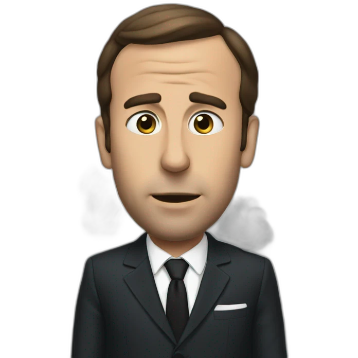 macron smoke emoji