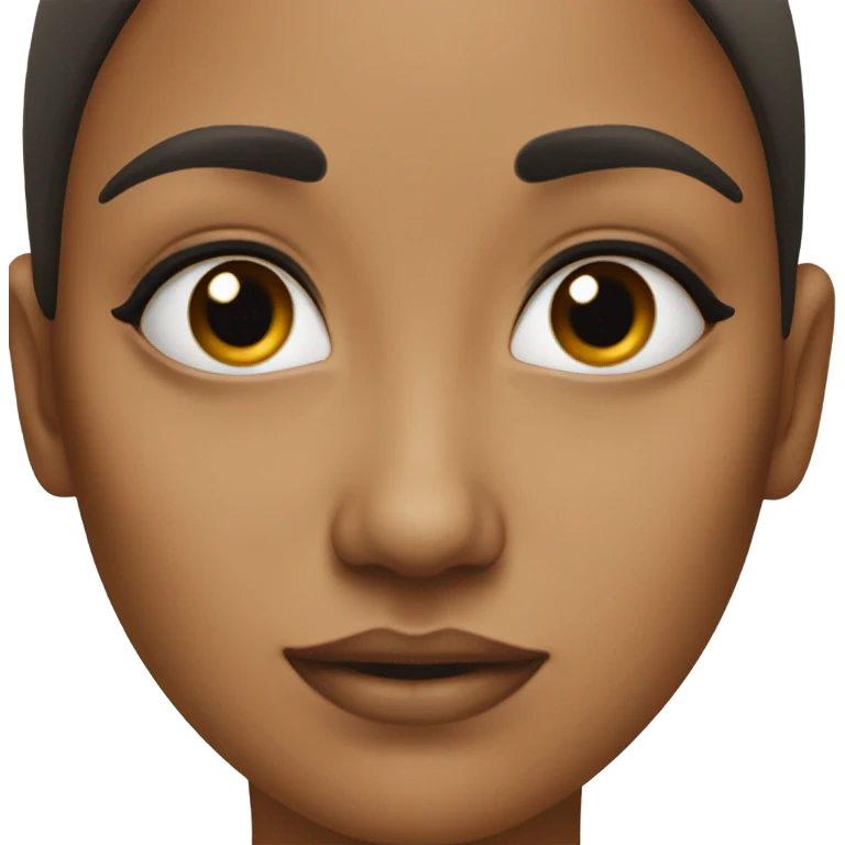 Woman with a big nose and a  black dot on her cheek  emoji