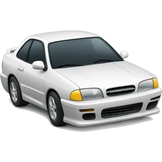 A car drifting emoji
