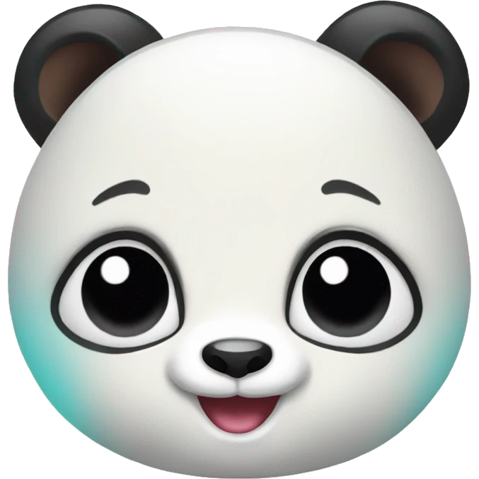 cute coquette panda emoji