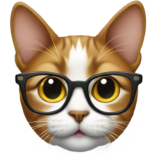 cat with glasses emoji