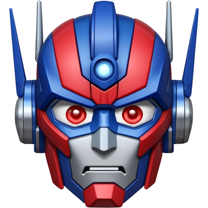 Scared Optimus prime emoji