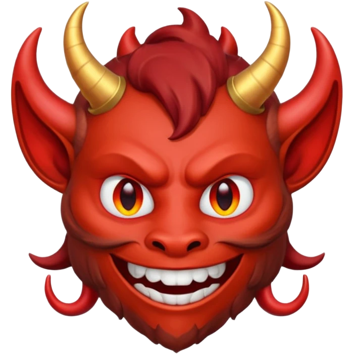 Devil with ring above head  emoji