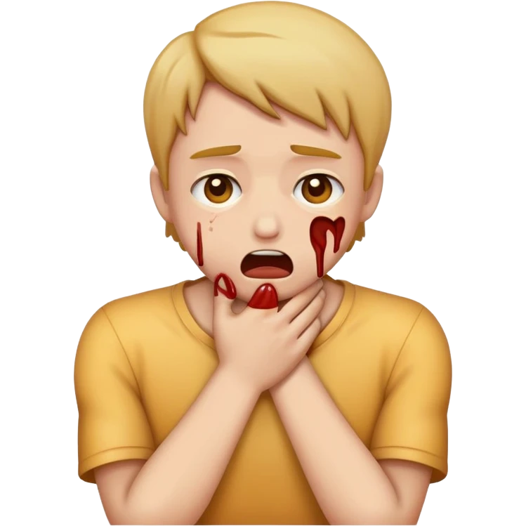 Choking emoji
