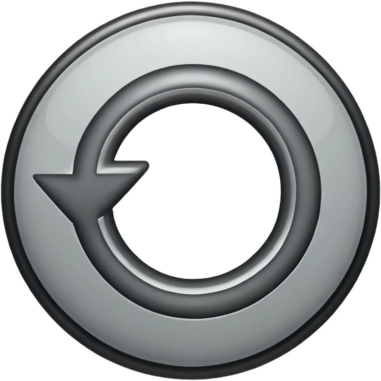 mac os single circled arrow emoji