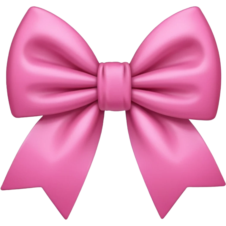 Pink bow emoji