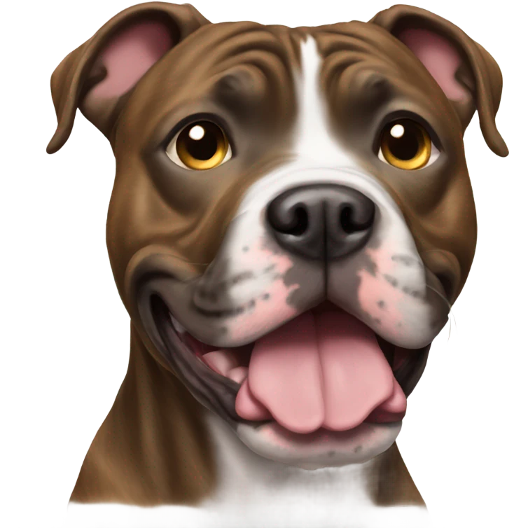 Brindle pitbull emoji
