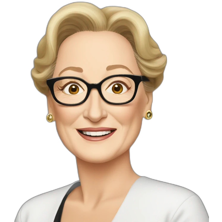 meryl streep emoji