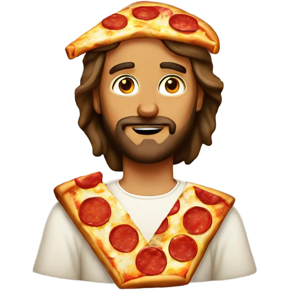 Jesus pizza emoji