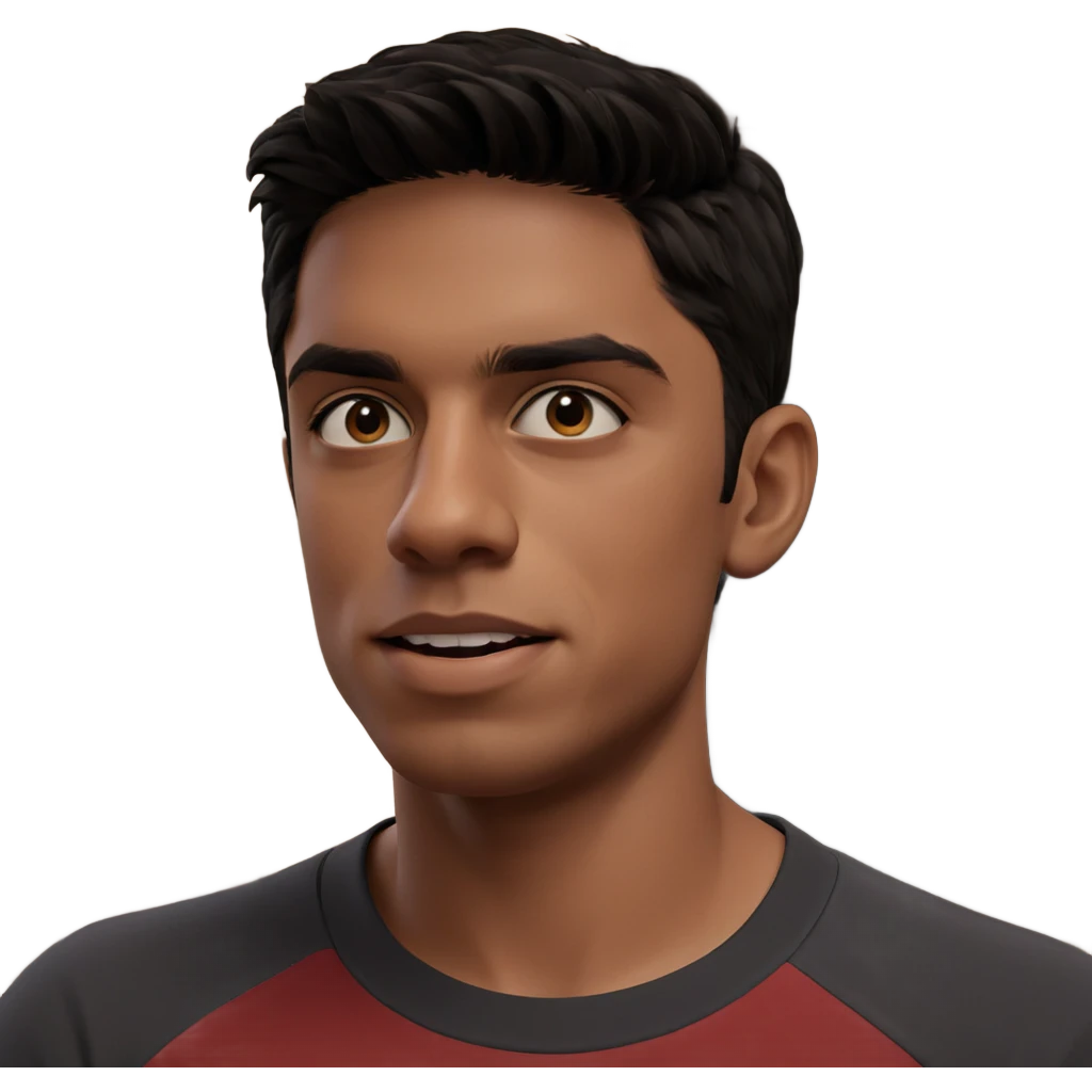 indoors solo meme with boy emoji