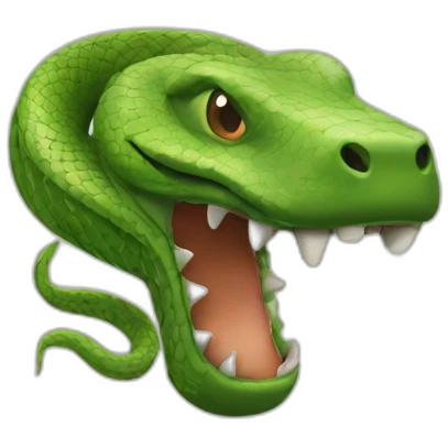 Serpent poisson emoji