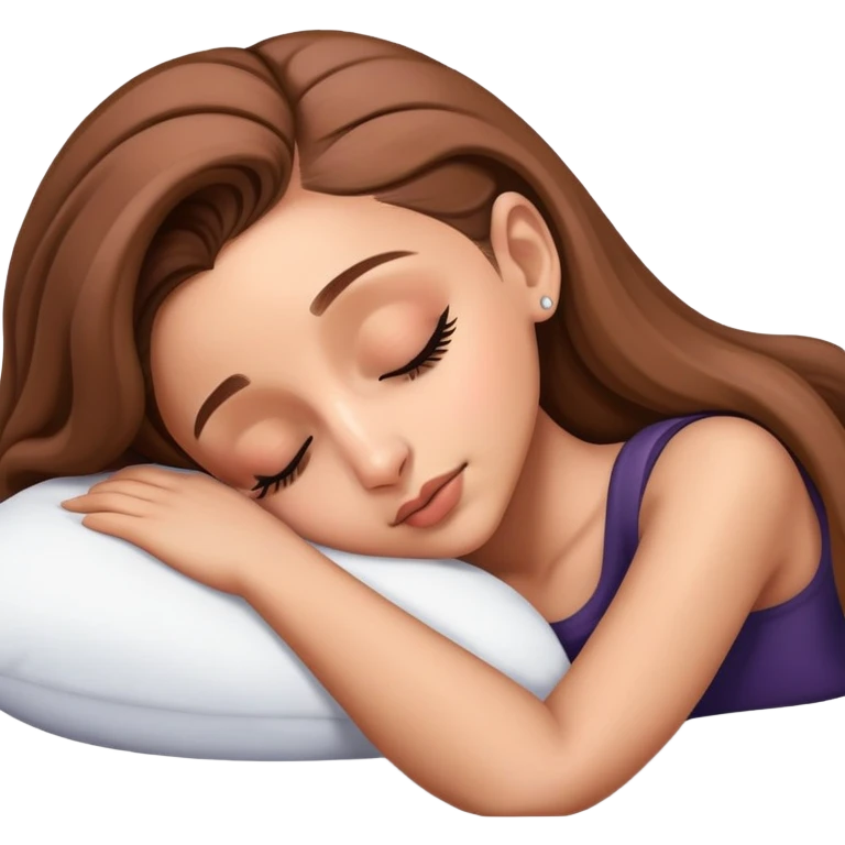 Ariana Grande sleeping emoji
