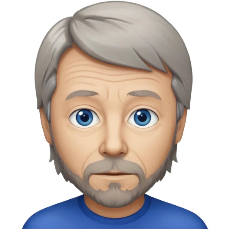 Björn Ulvaeus with dark blue eyes emoji