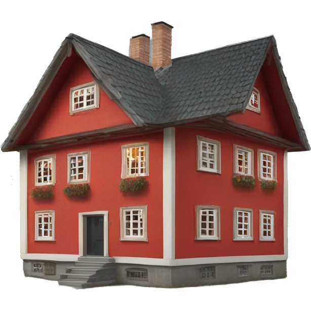 Rotes schwedisches Haus  emoji