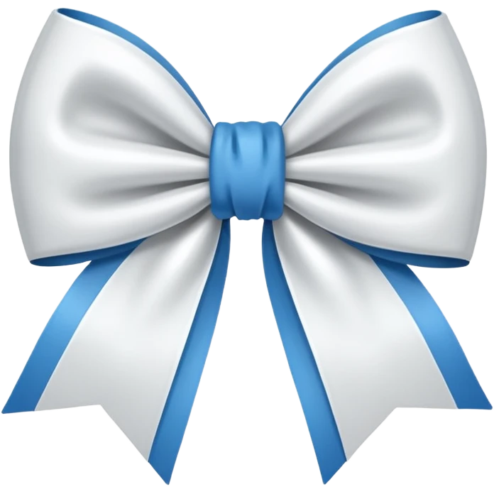 White Bow￼ emoji