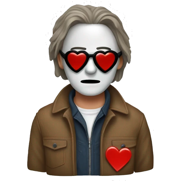 Michael Myers’s with heart sunglasses emoji