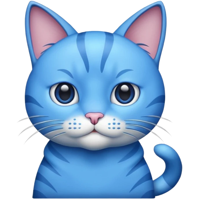 Blue Cat emoji