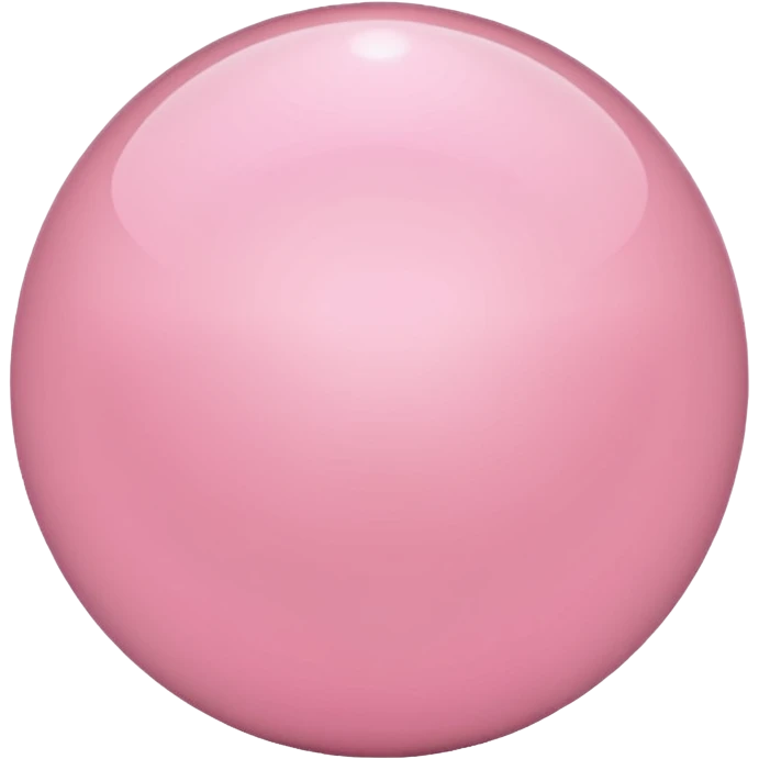 light pink glowing orb emoji