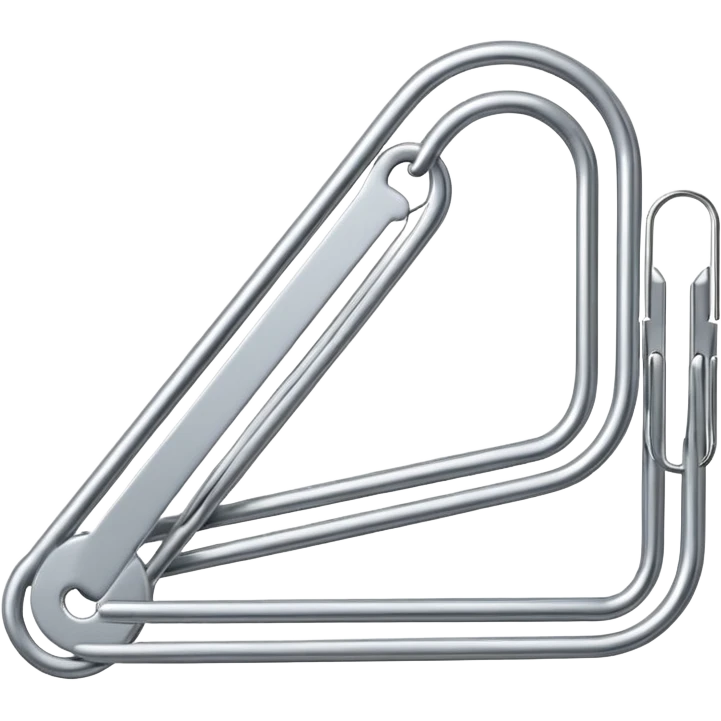 unfolded paper clip straight emoji