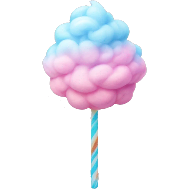 cotton candy fire emoji