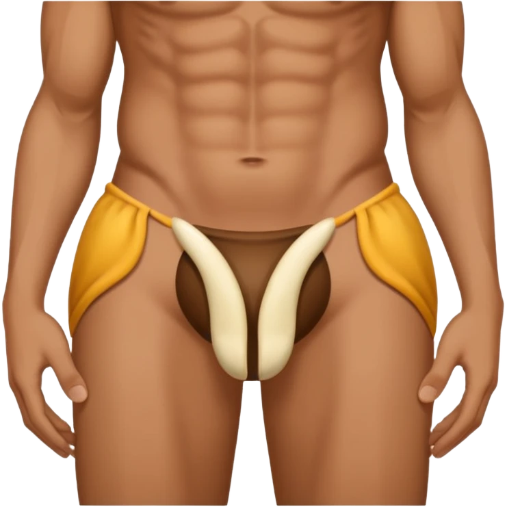 Man holding his anus emoji