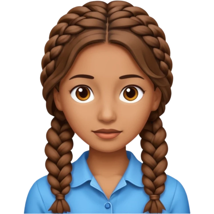 braided woman emoji