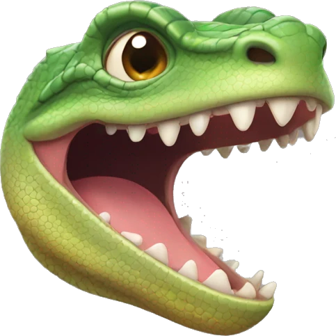 lizard tongue out emoji