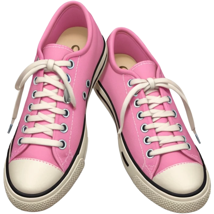 pink sneakers emoji