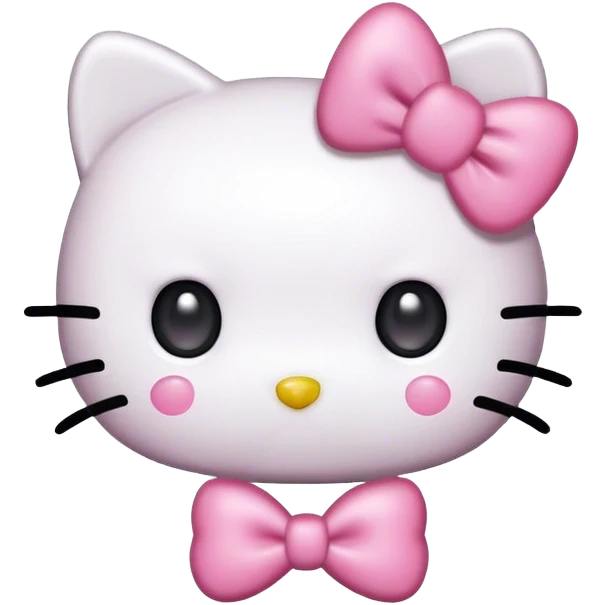 Hello Kitty co ojosde corazón  emoji