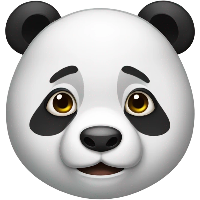Forgetful panda emoji