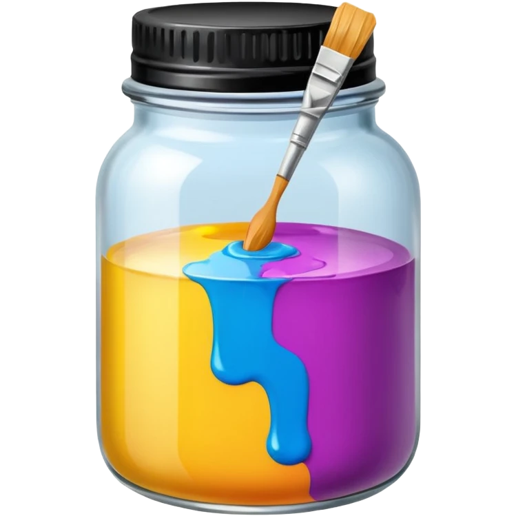 Paint Color Jar emoji