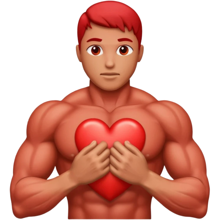 red beating heart emoji