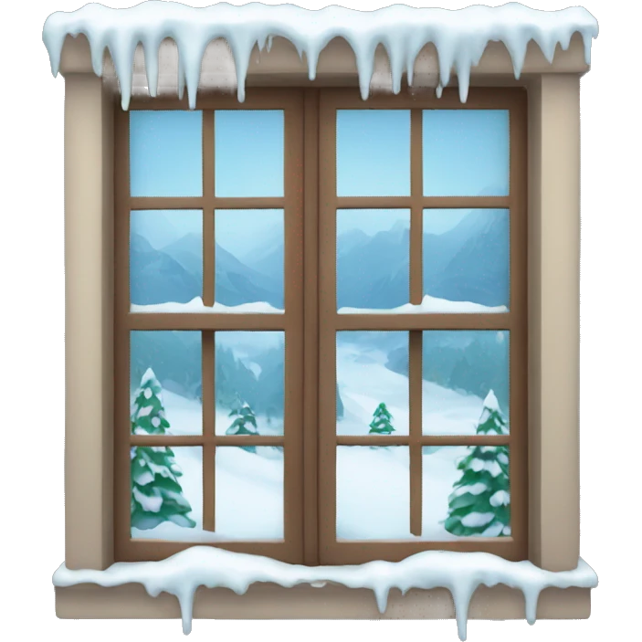 winter window emoji