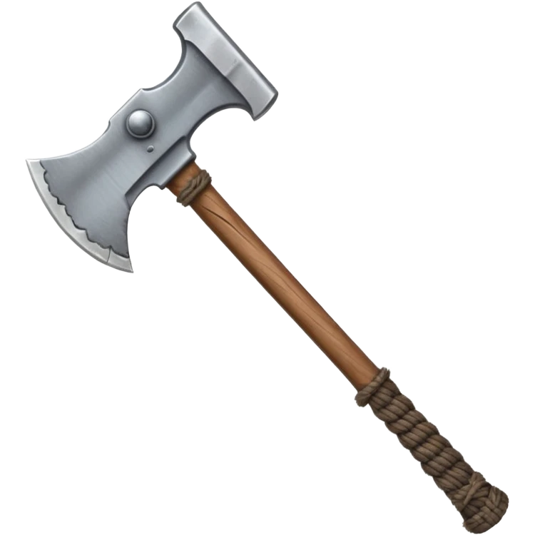 metal axe long cable emoji