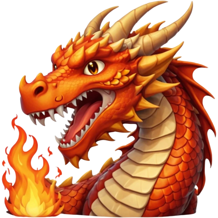 I need a character for an educational geography course in the style of a dragon that roars with fire emoji