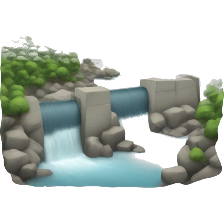 crushing river in city emoji