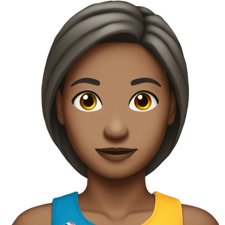 White skin girl sprinter  emoji