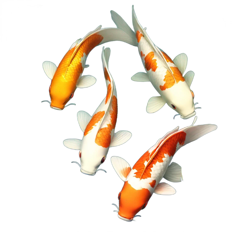 koi pond realistic  emoji