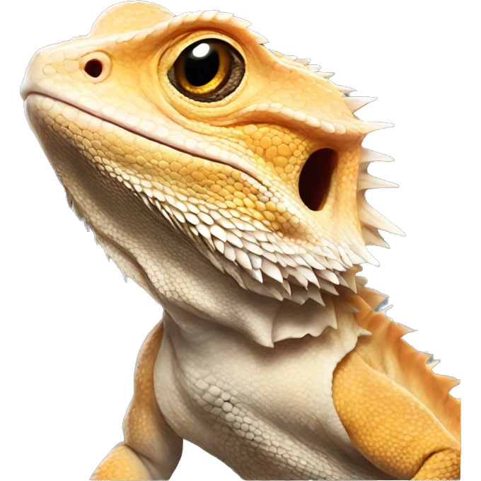 Cute bearded dragon emoji