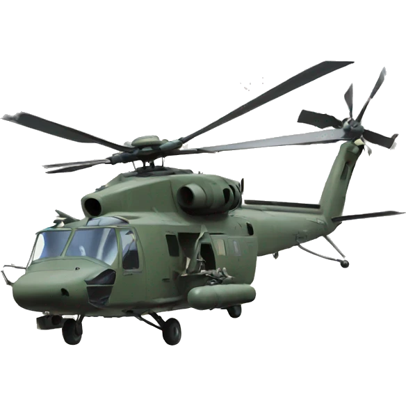 military helicopter emoji