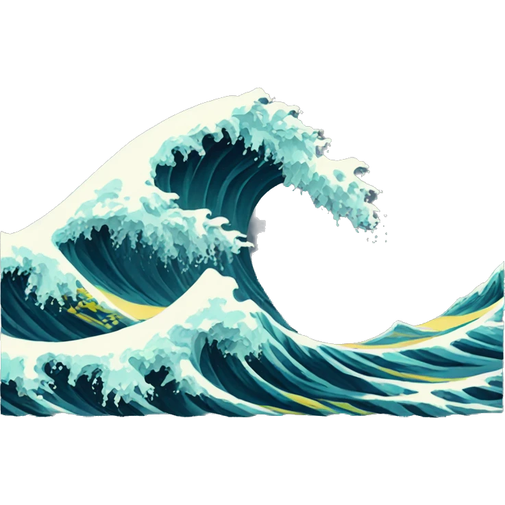 wave emoji