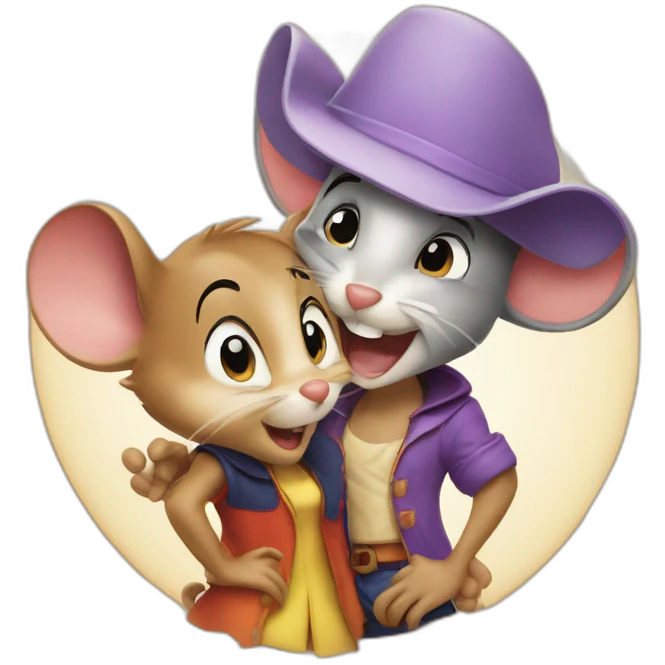 Fievel and Tanya mice emoji
