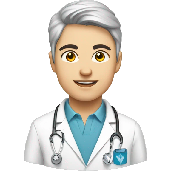 generate white student on medical university of uzbekistan emoji
