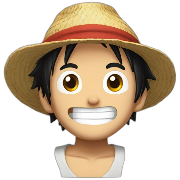Luffy qui rigole emoji